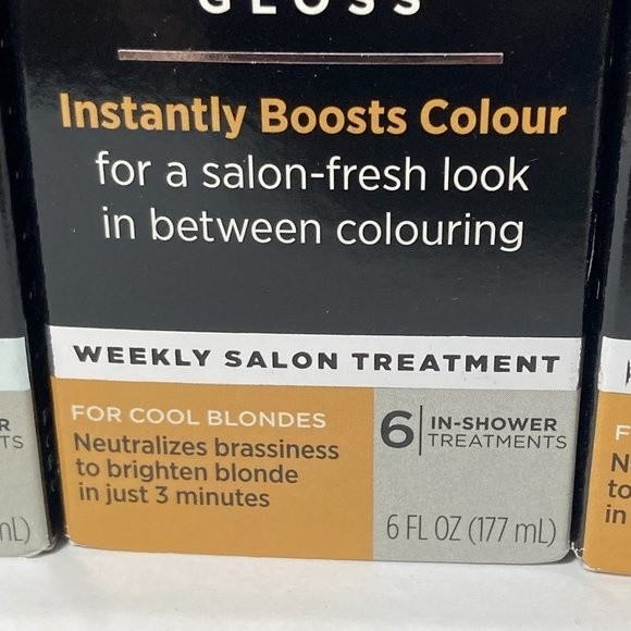John Frieda Colour Refreshing Gloss Cool Blondes 5 Boxes DISCONTINUED Color - Picture 4 of 13